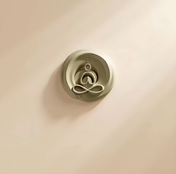 Ícono de Samsara, una figura en meditación.